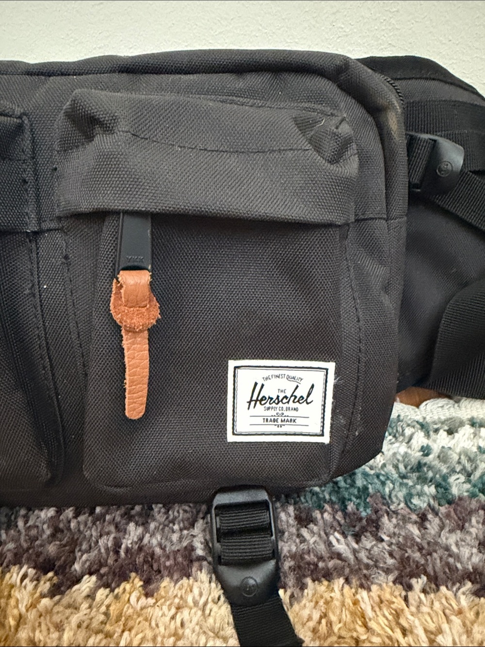 Hershel Supply Co. Large Black Crossbody/Fanny Pack